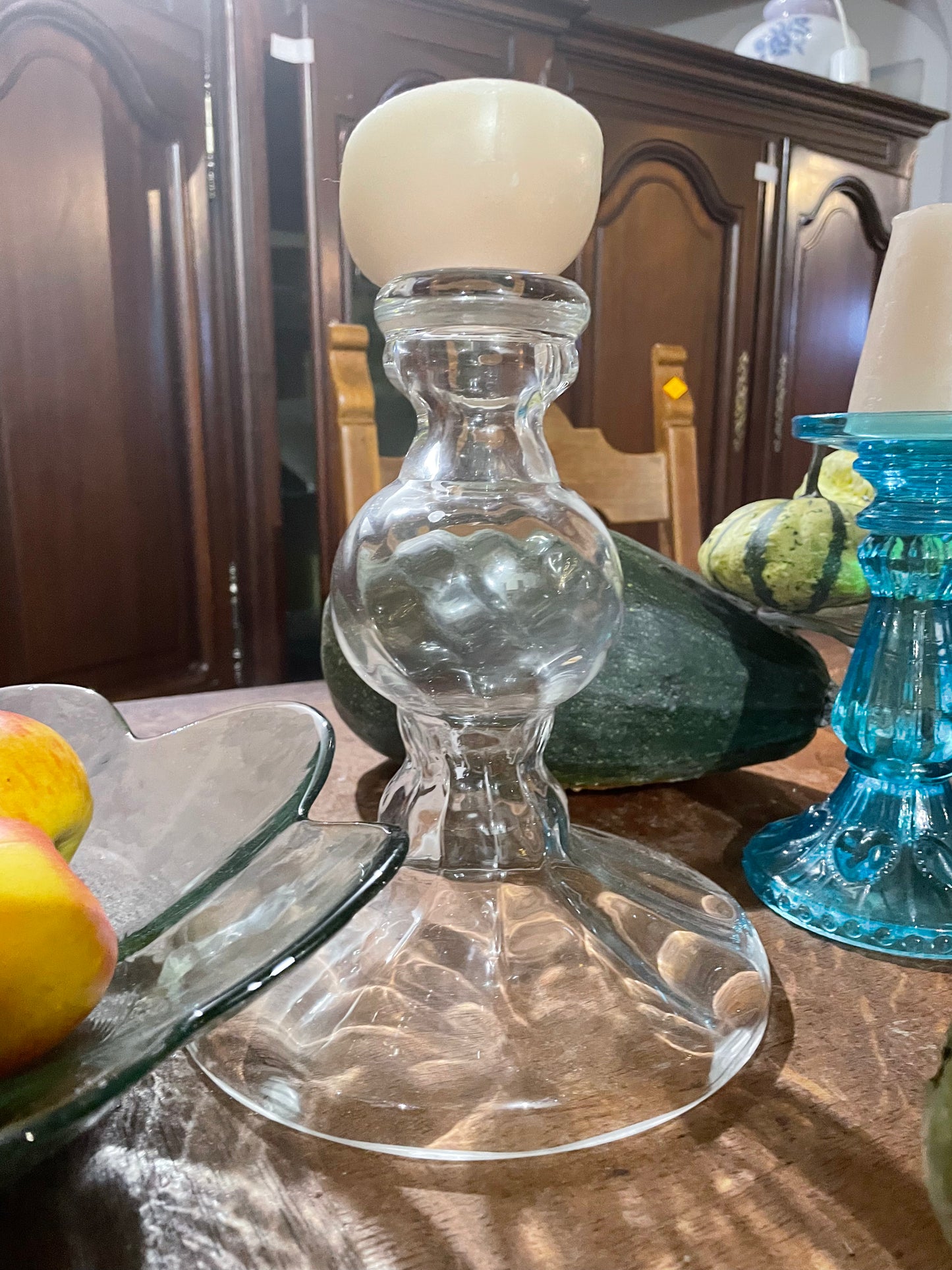 Svietnik, sklo, v 25 cm