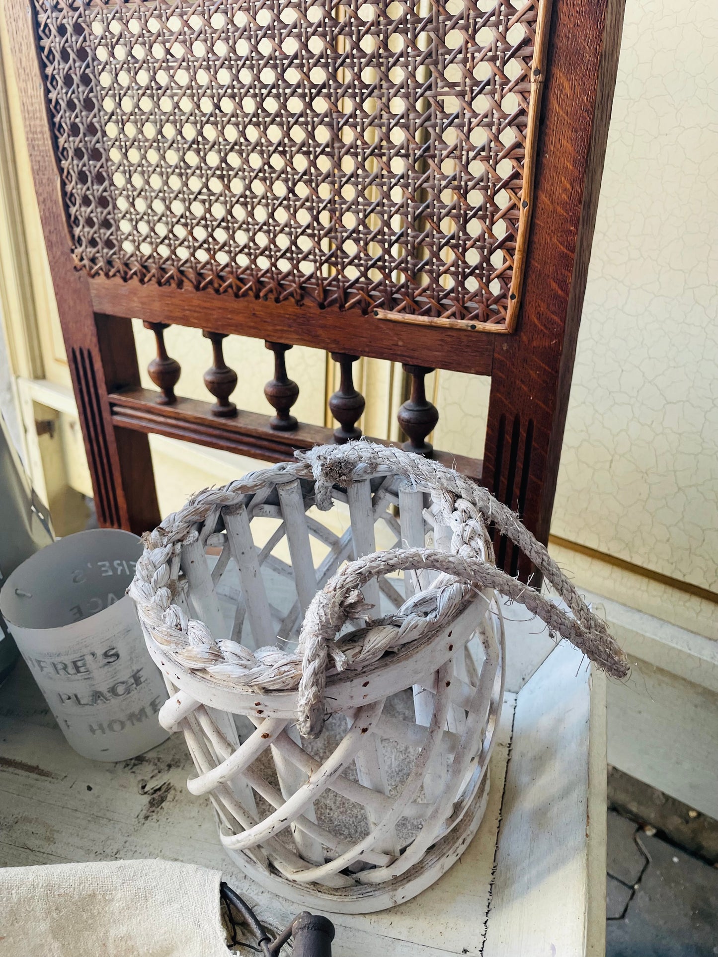 Svietnik, ratan, v 16, priemer 13 cm