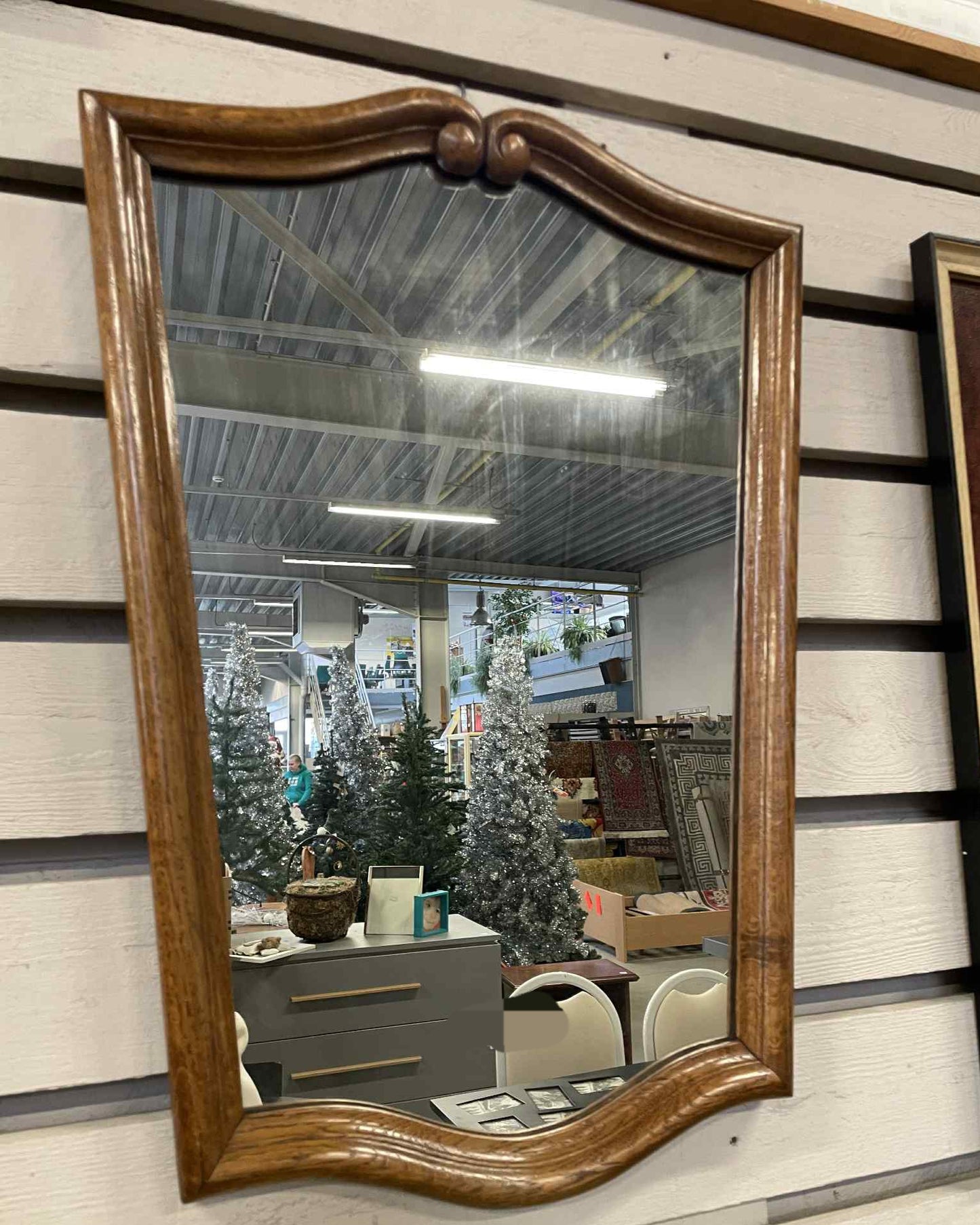 Vintage, Zrkadlo, masív, 65x46 cm,