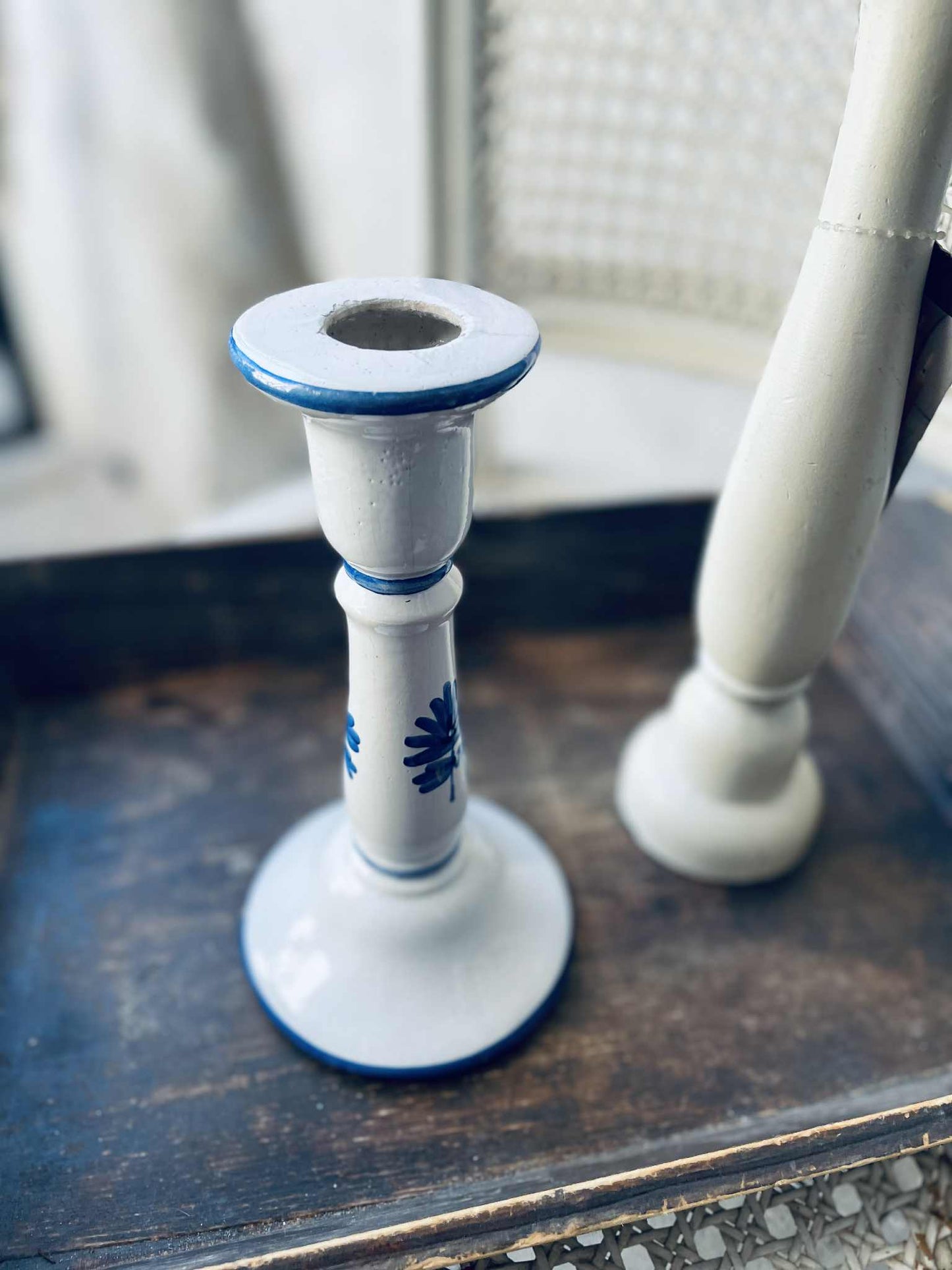 svietnik, keramika, v 21 cm