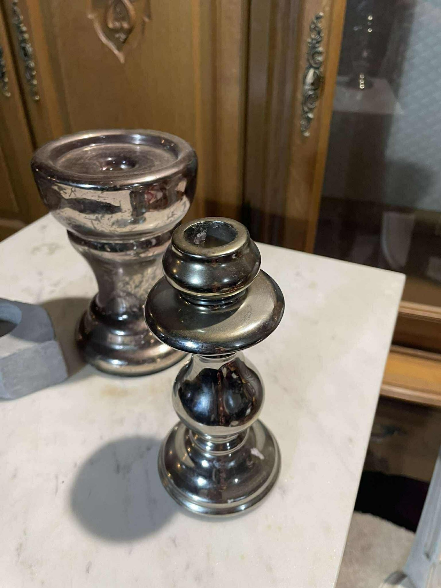 Svietnik, sklo, 16,5 cm