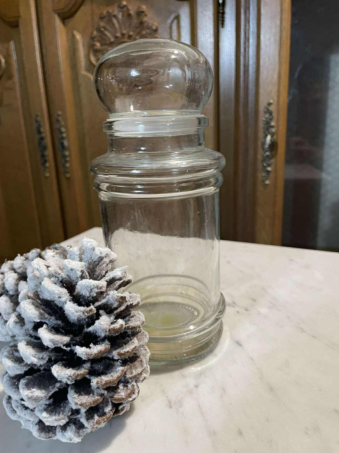 Nádoba sklo, 21x9 cm