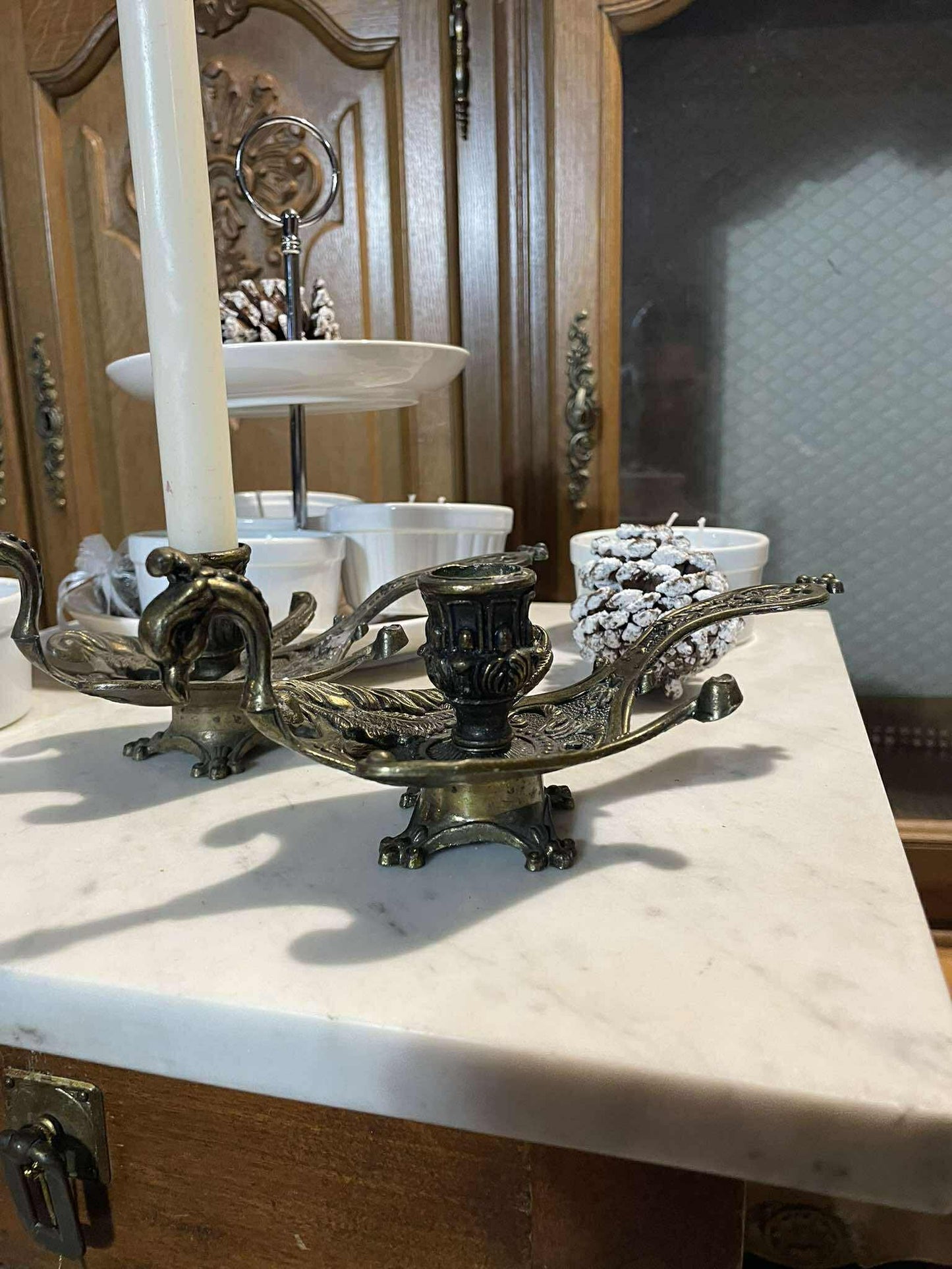 Phoenix, mosadz, kov, 9x22 cm