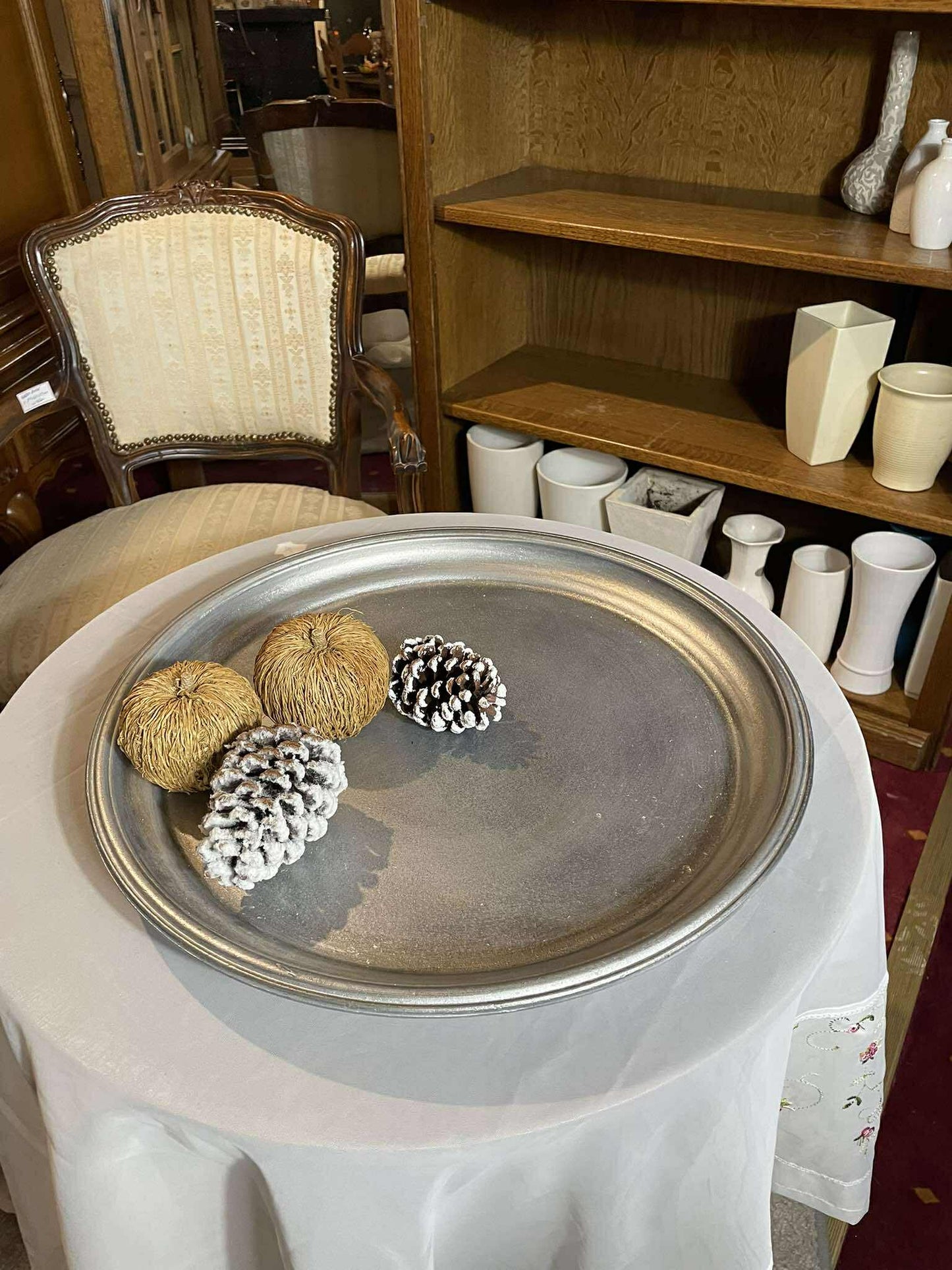 Podnos, drevo, 5x46 cm