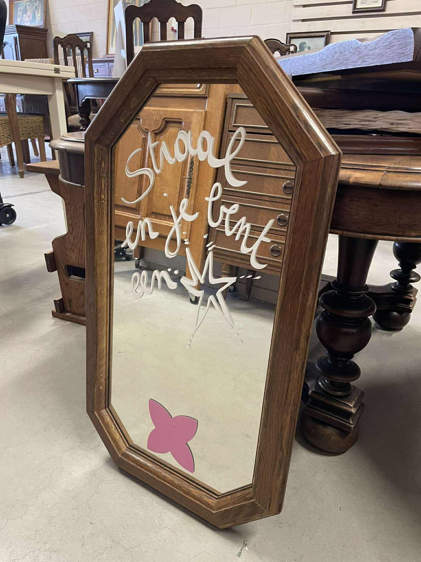 Zrkadlo masív, 70x 40 cm