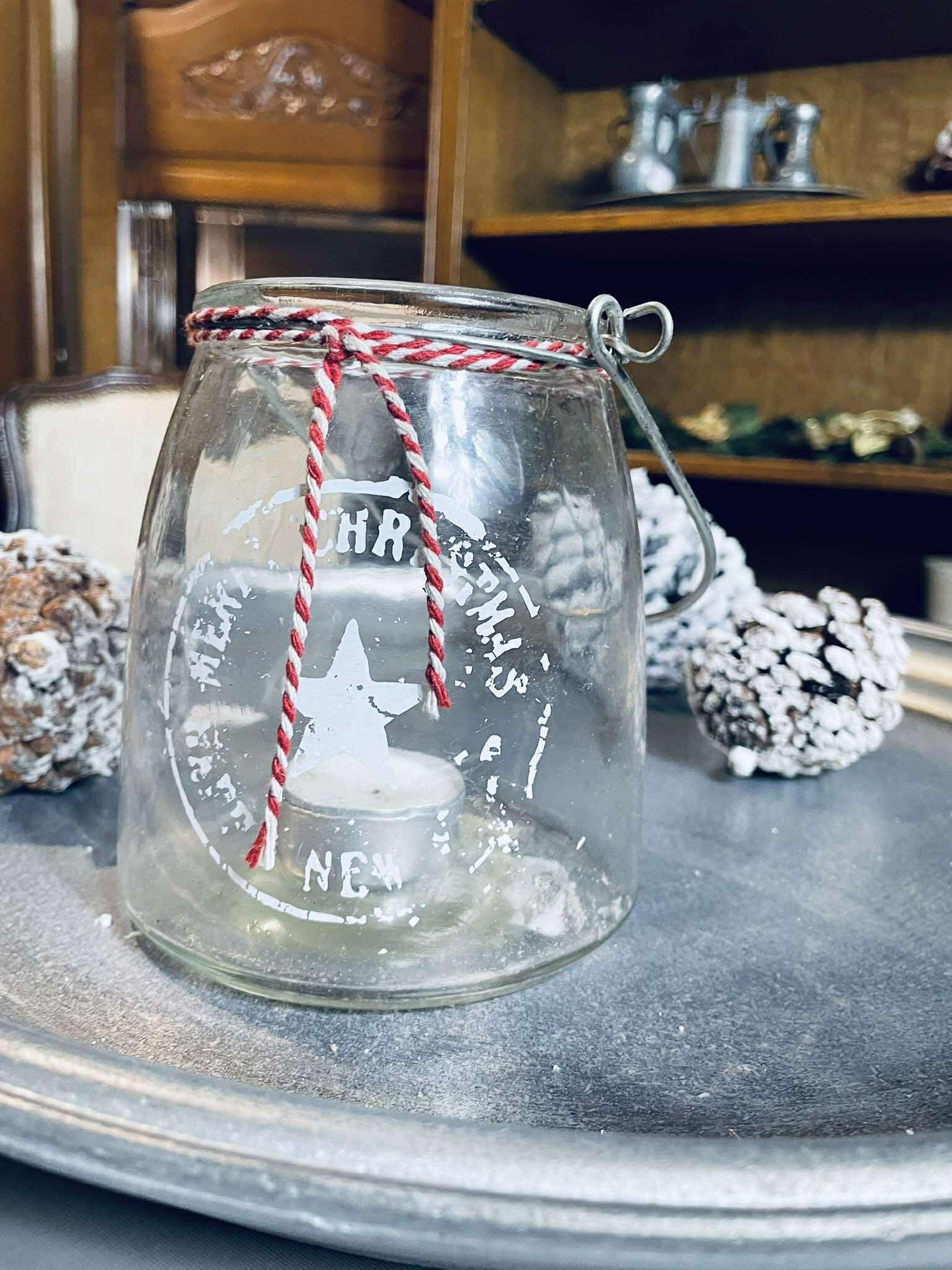 Svietnik, sklo, 13x10 cm