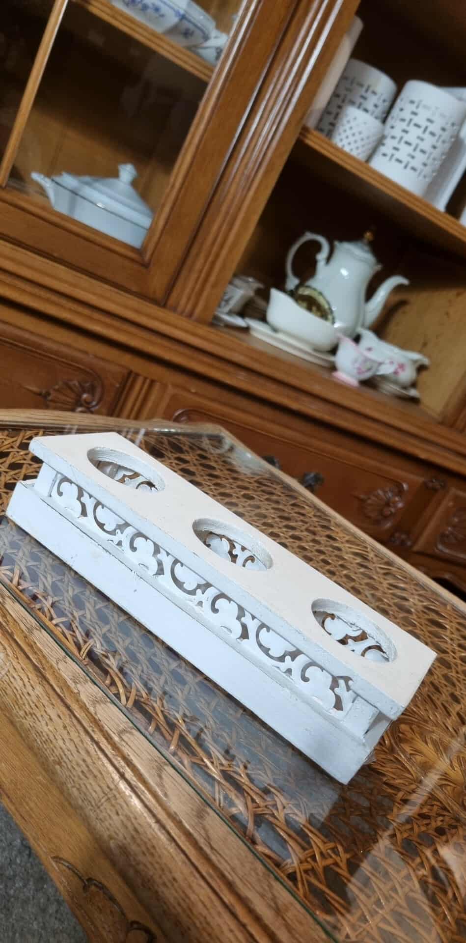 Drevo kov svietnik 5x25