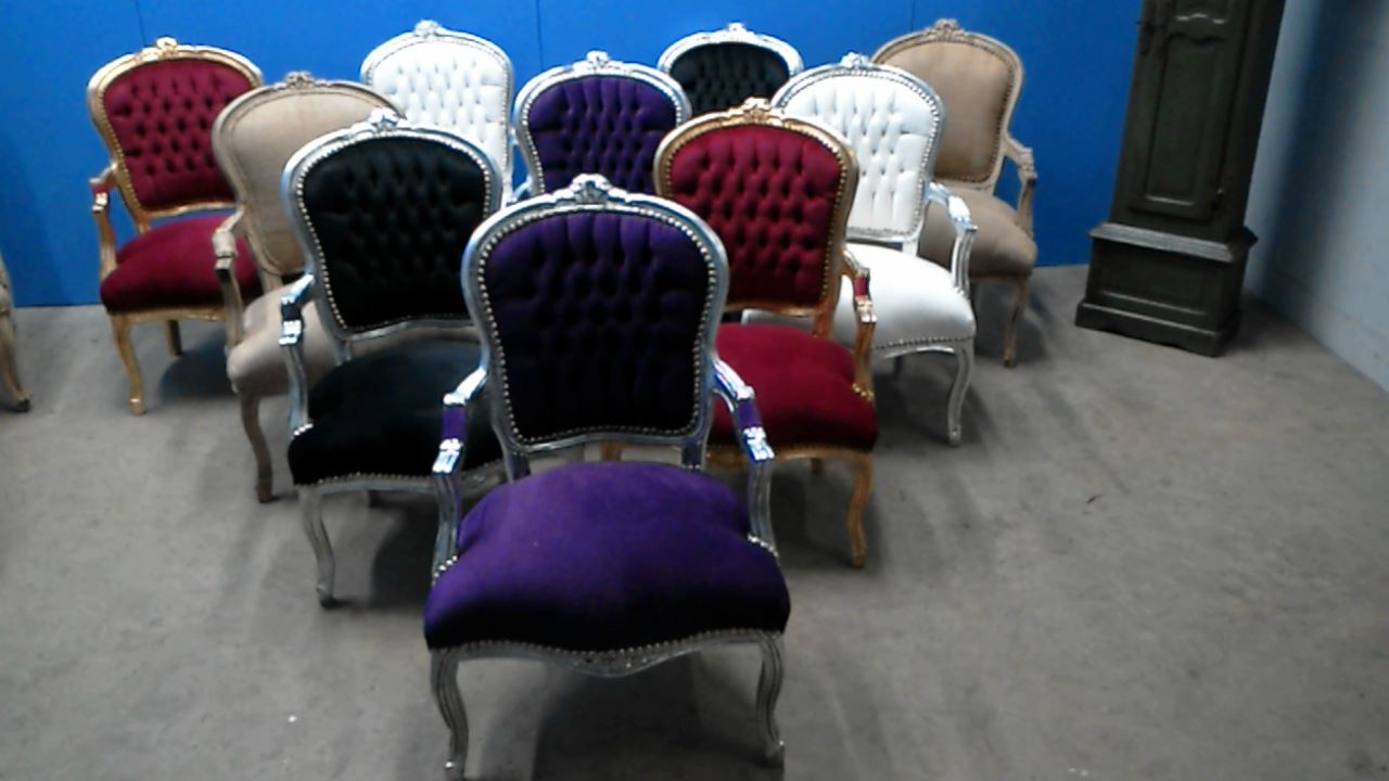 Vintage kreslo, masiv, textília