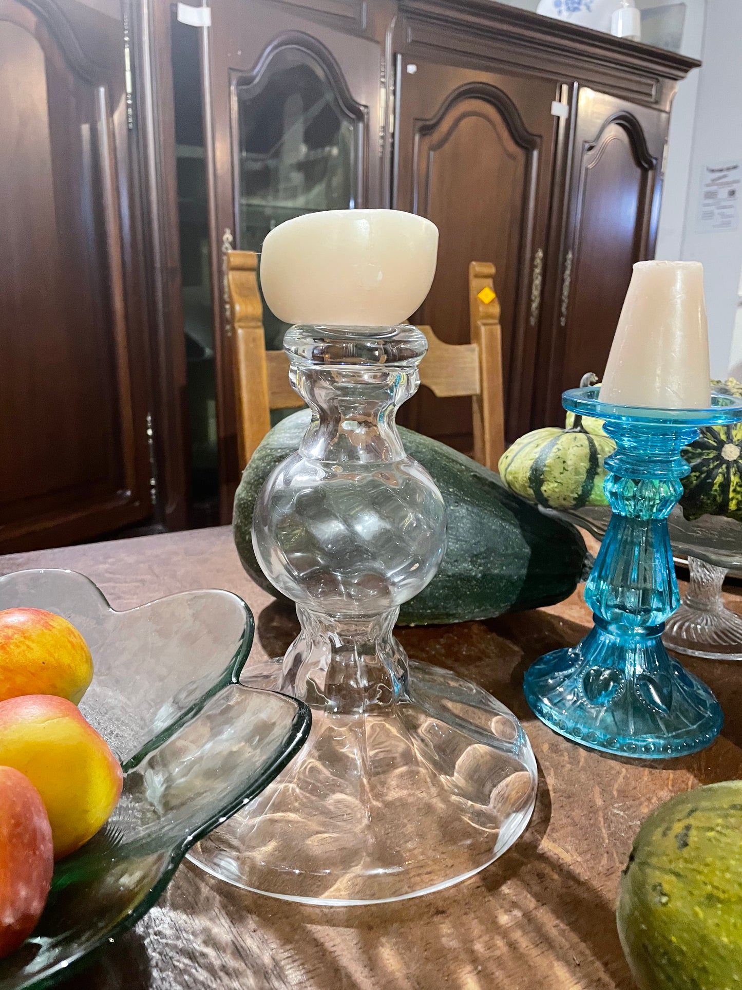 Svietnik, sklo, v 25 cm