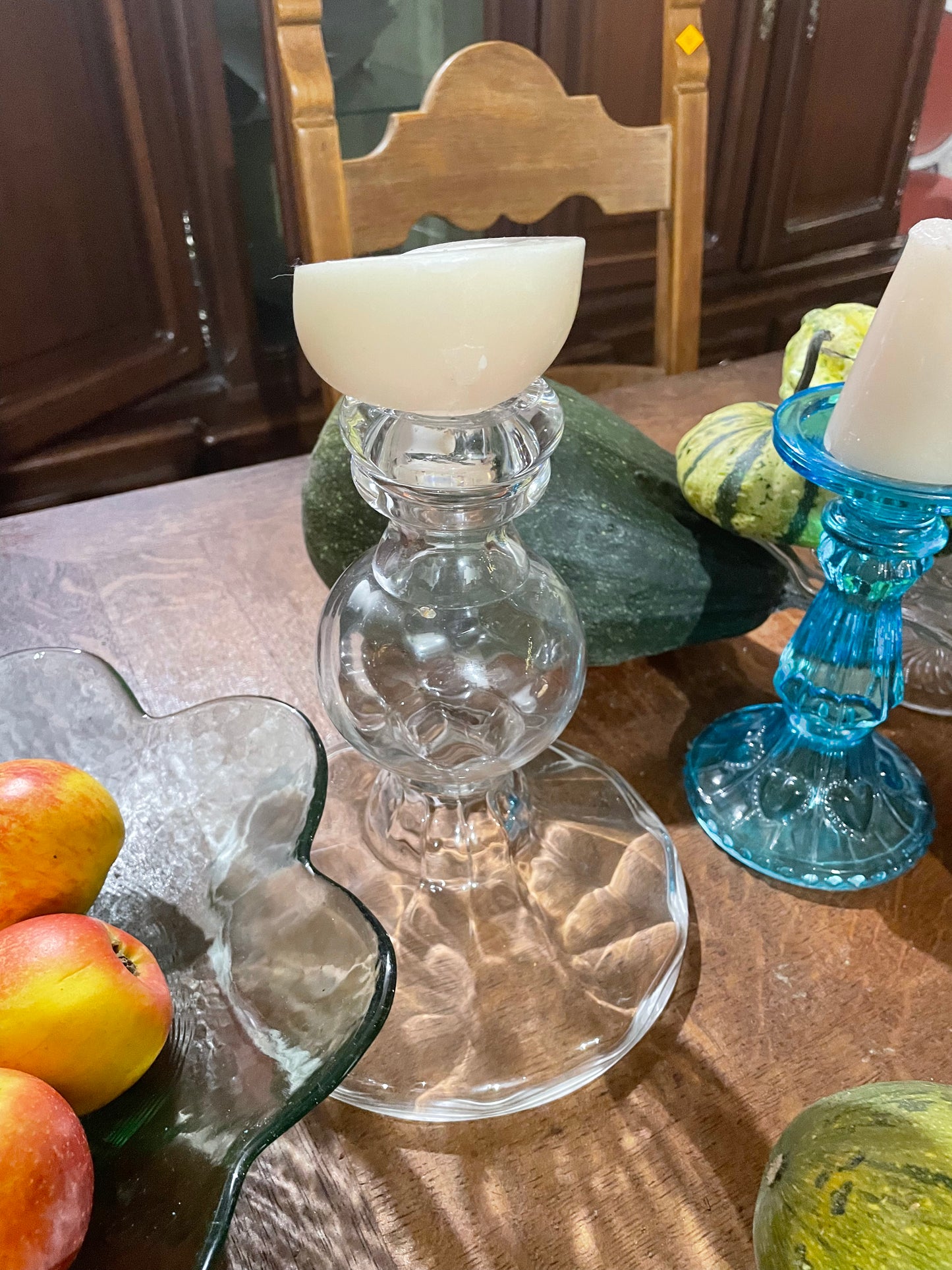 Svietnik, sklo, v 25 cm