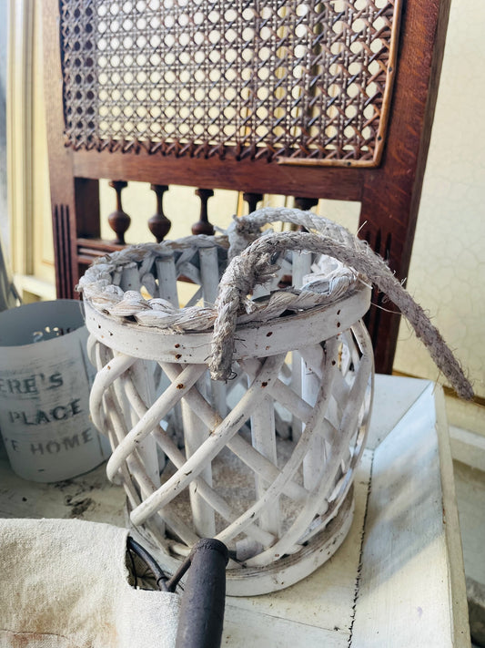 Svietnik, ratan, v 16, priemer 13 cm