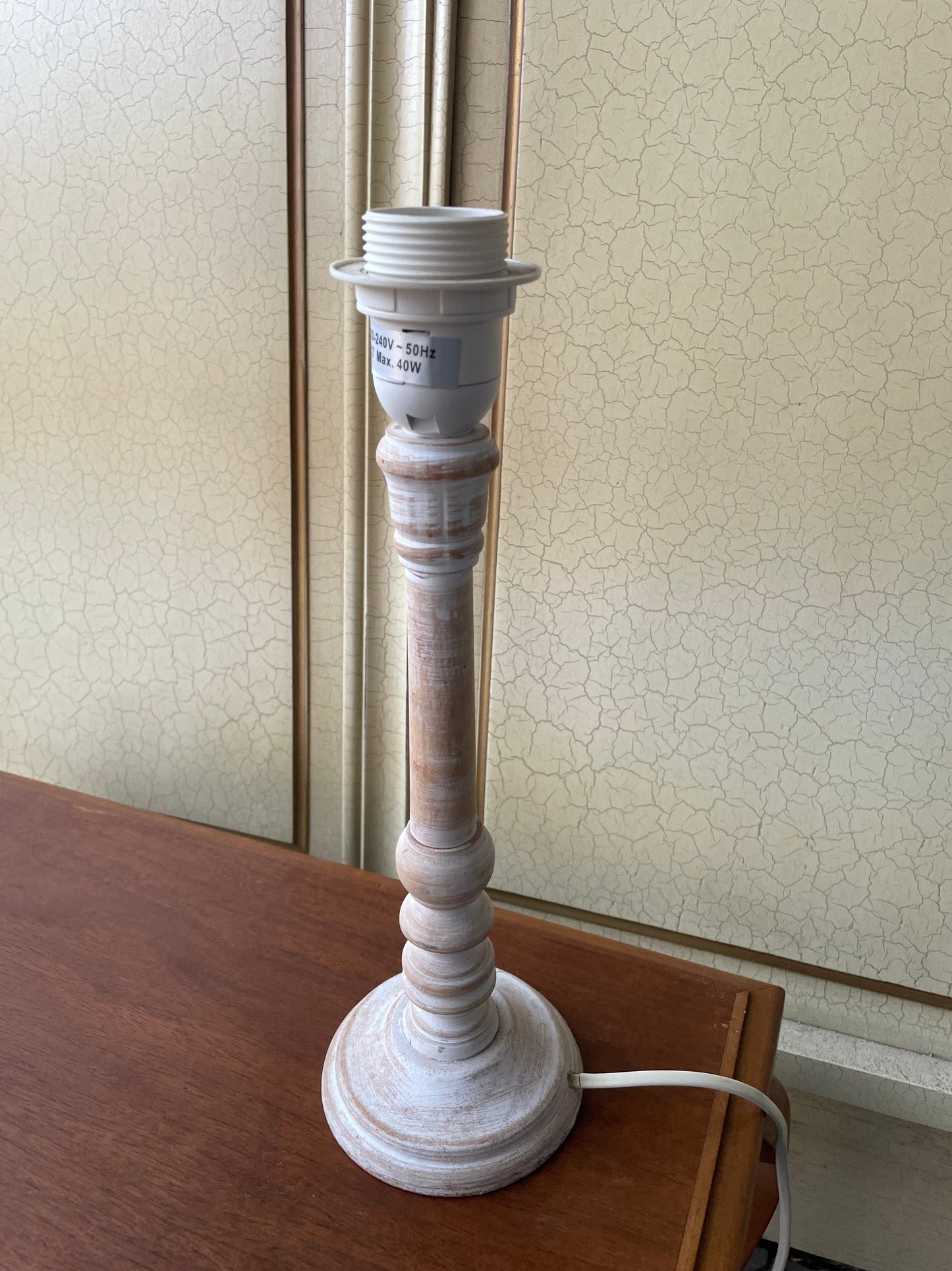 Vintage, Lampa, drevo, v 28 cm