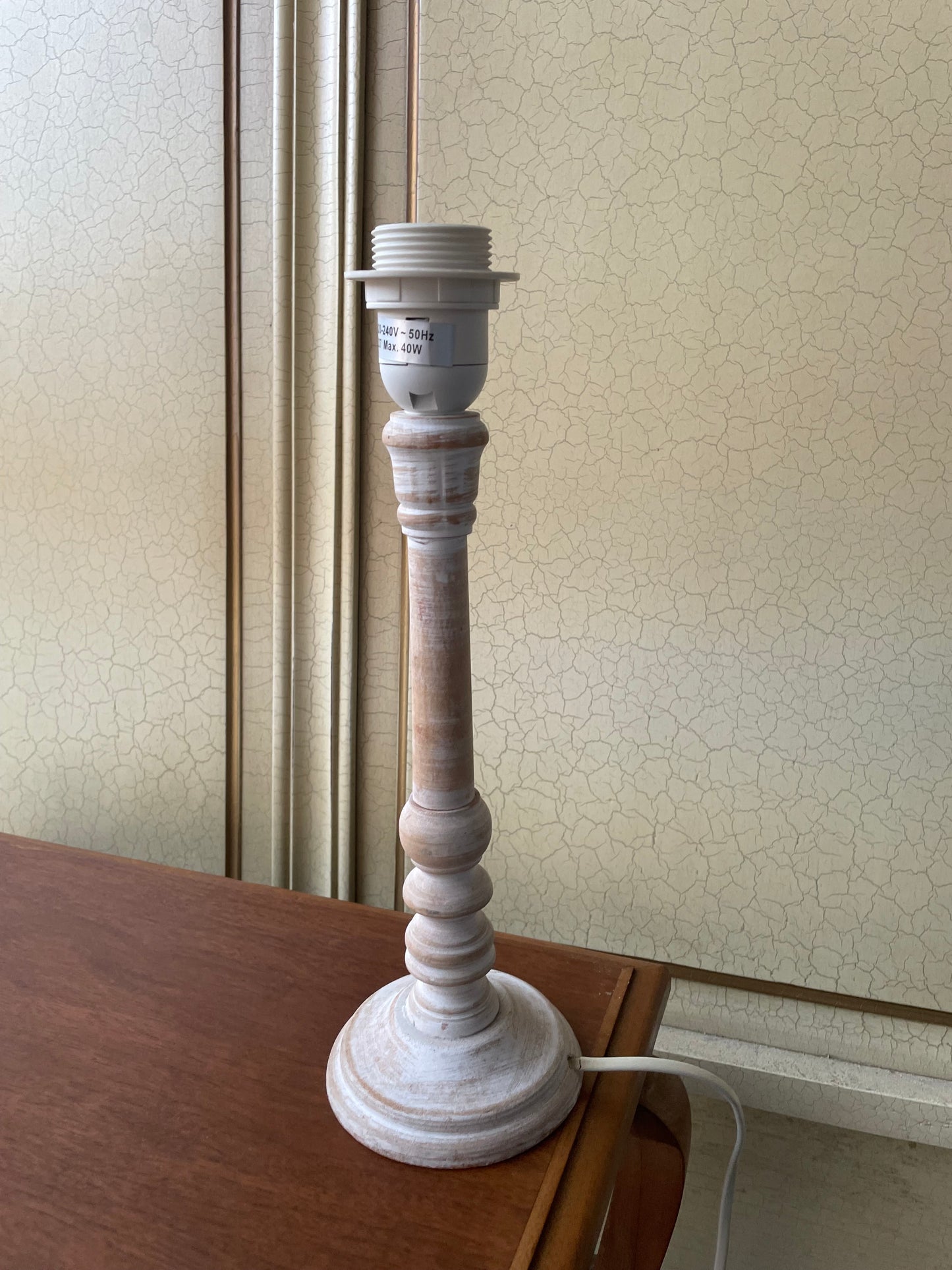 Vintage, Lampa, drevo, v 28 cm