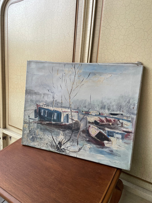 Plátno, olej, 40x49 cm