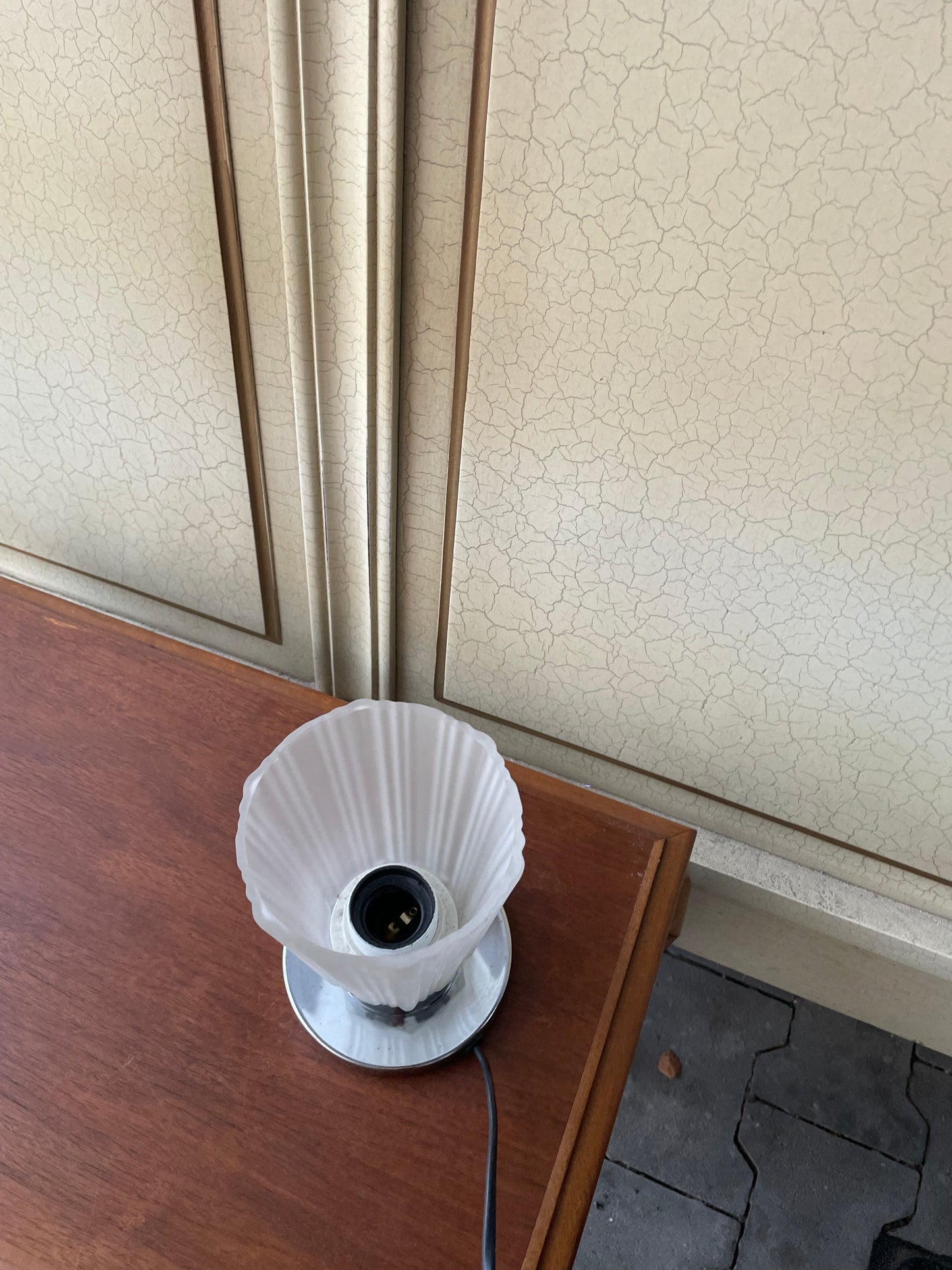 Lampa, sklo, 16x12 cm