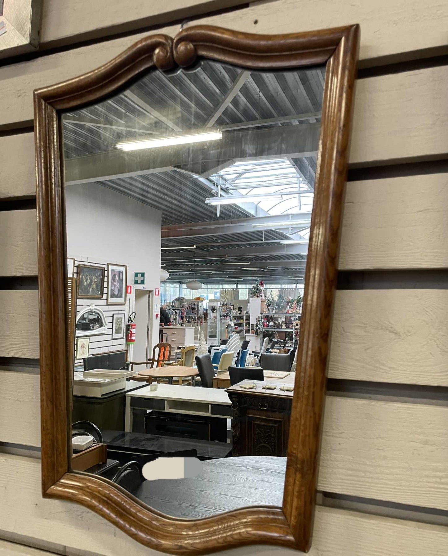 Vintage, Zrkadlo, masív, 65x46 cm,