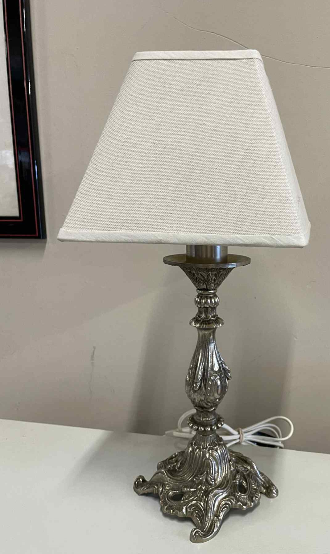 Vintage lampa, v 40 cm, kov,