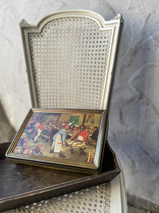 stará plechovka, 6 x 31 x 20 cm