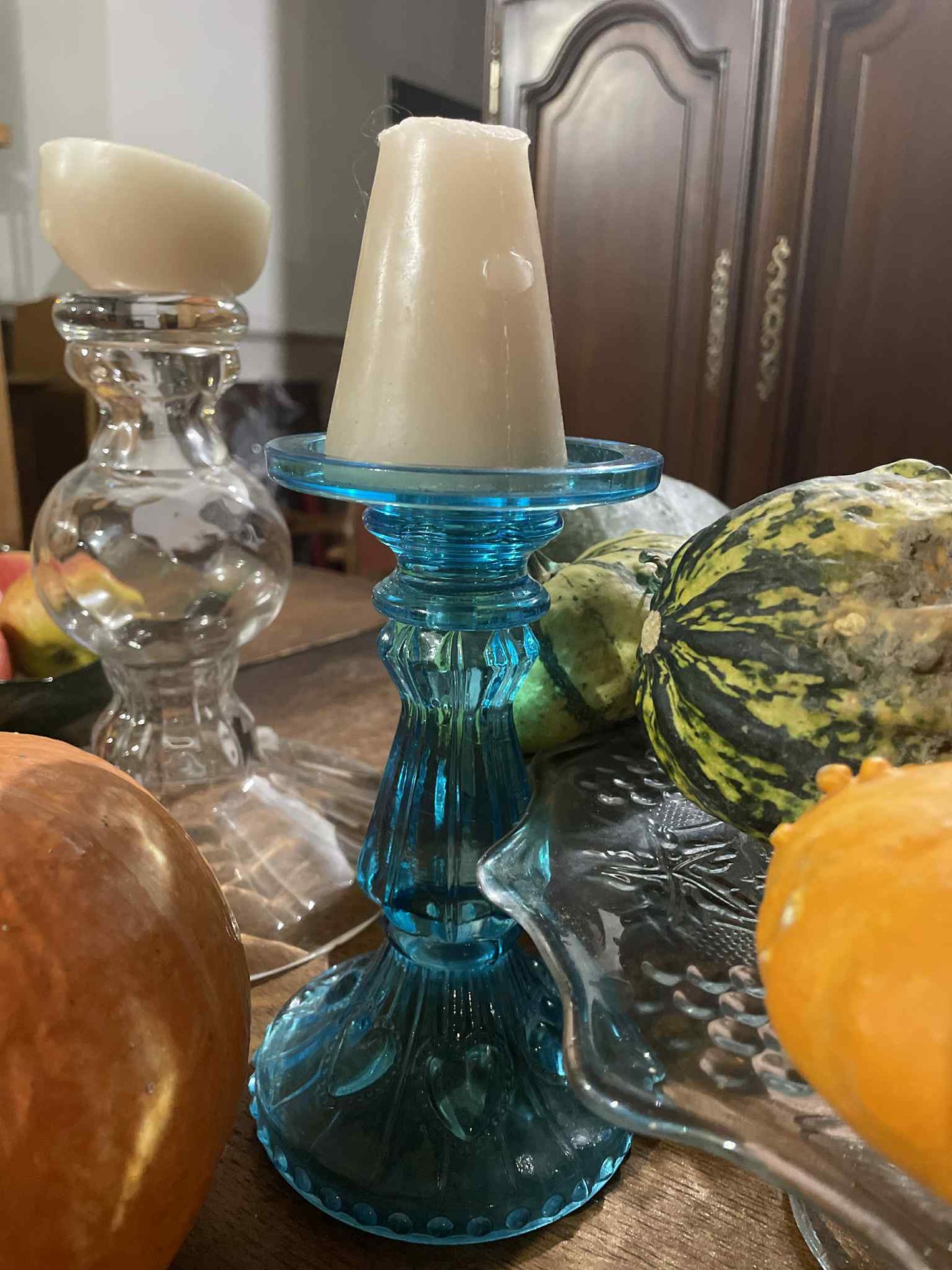 svietnik, sklo, v 19 cm