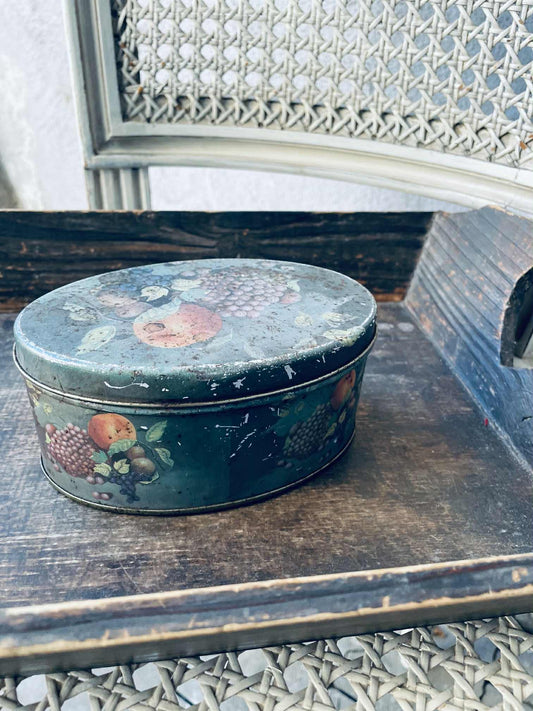 stará plechovka, 6 x 15 x 11 cm