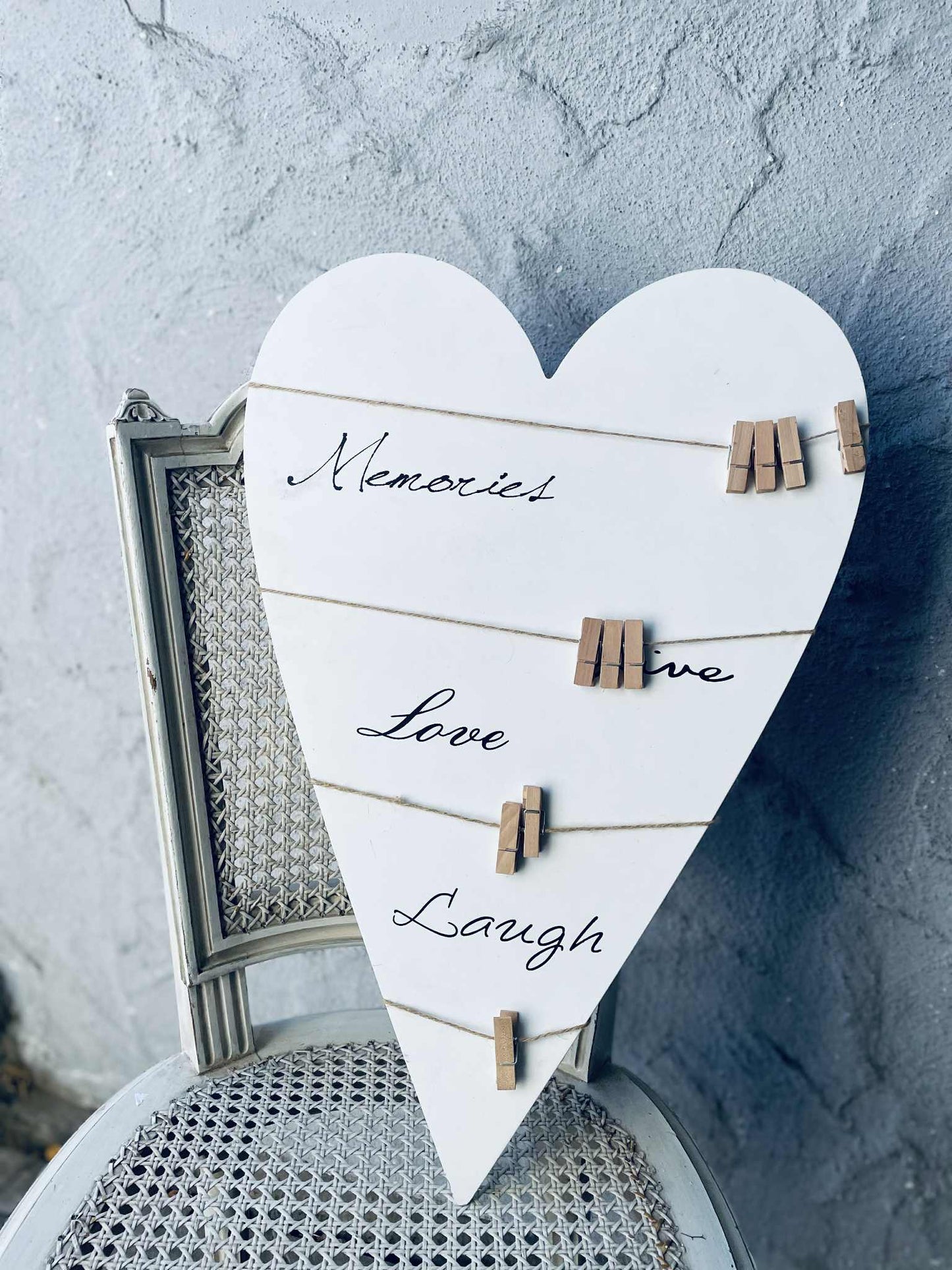 srdce, nástenka, drevo, 62 x 43 cm