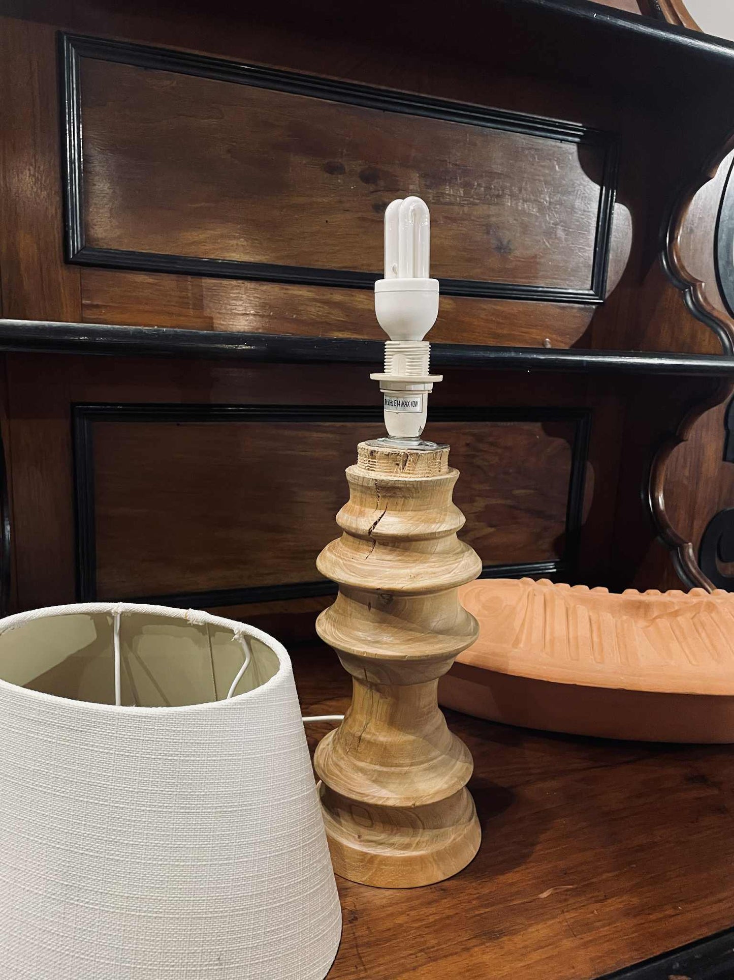 lampa, masiv, v 33 cm x 13 cm