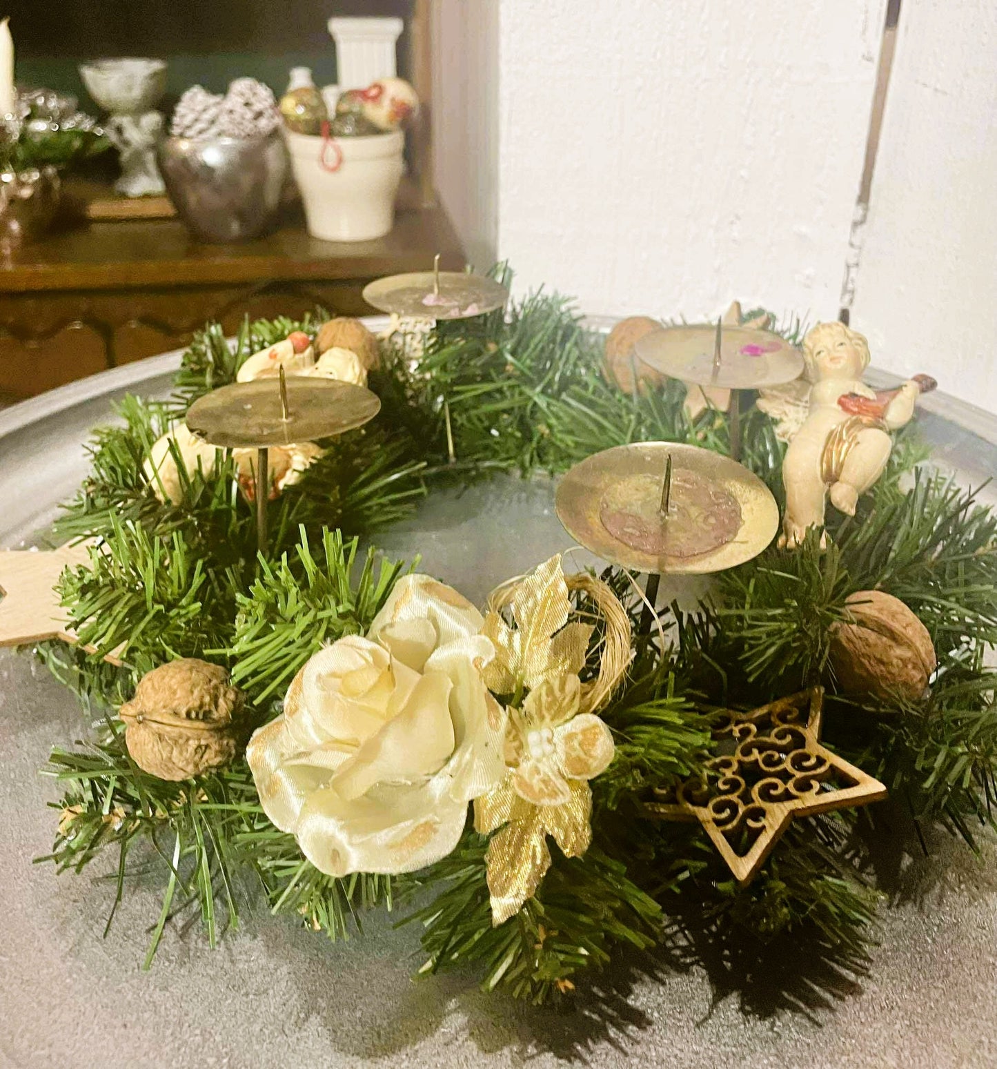 vianočný veniec, priemer 30 cm