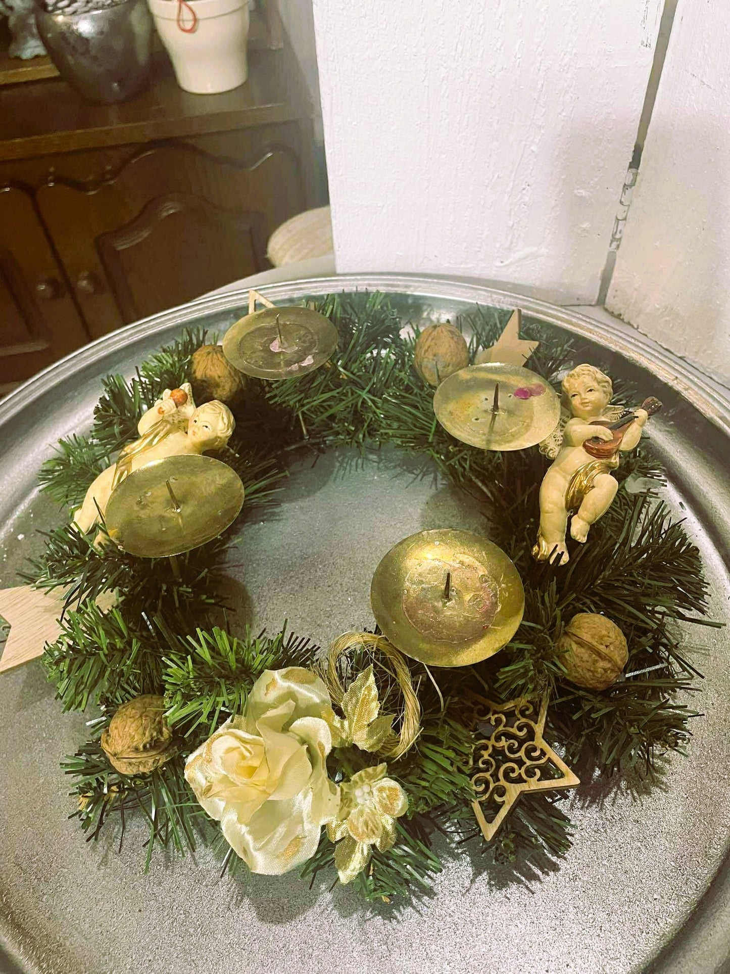 vianočný veniec, priemer 30 cm