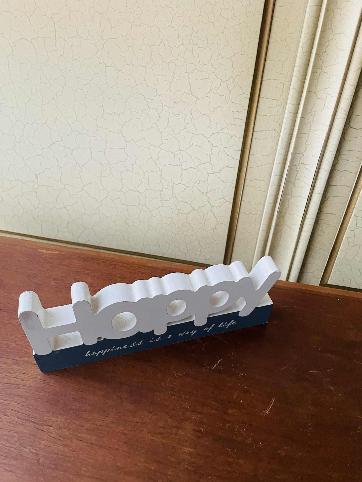 happy, dekorácia, 10x21 cm