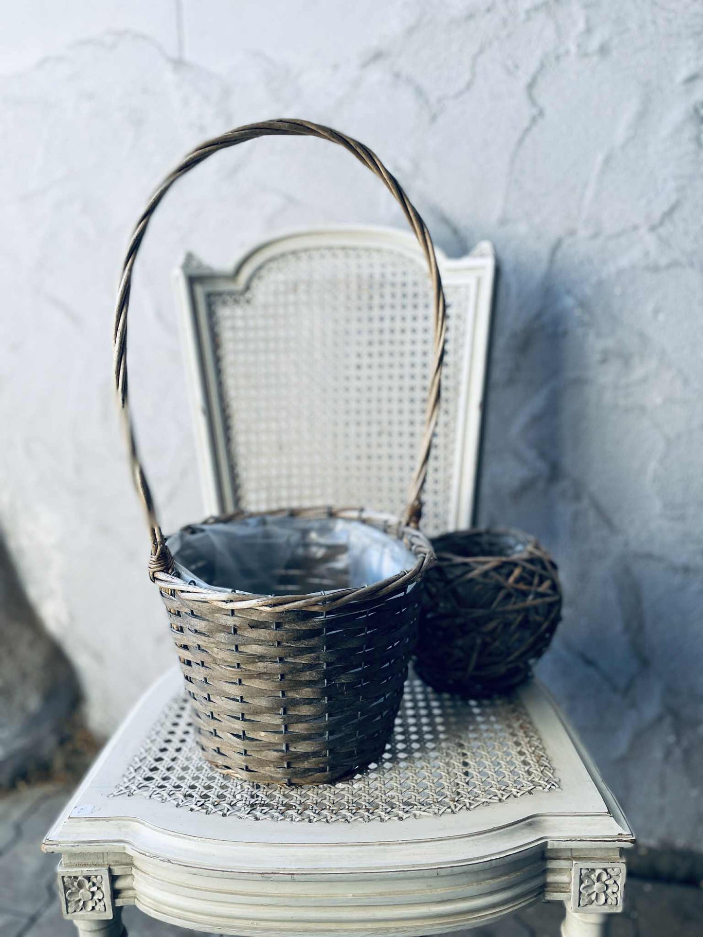 košík, 19 x 27 cm, max výška 56 cm