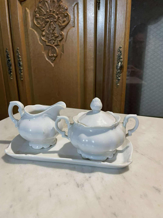 Porcelán, set, 21x8 cm