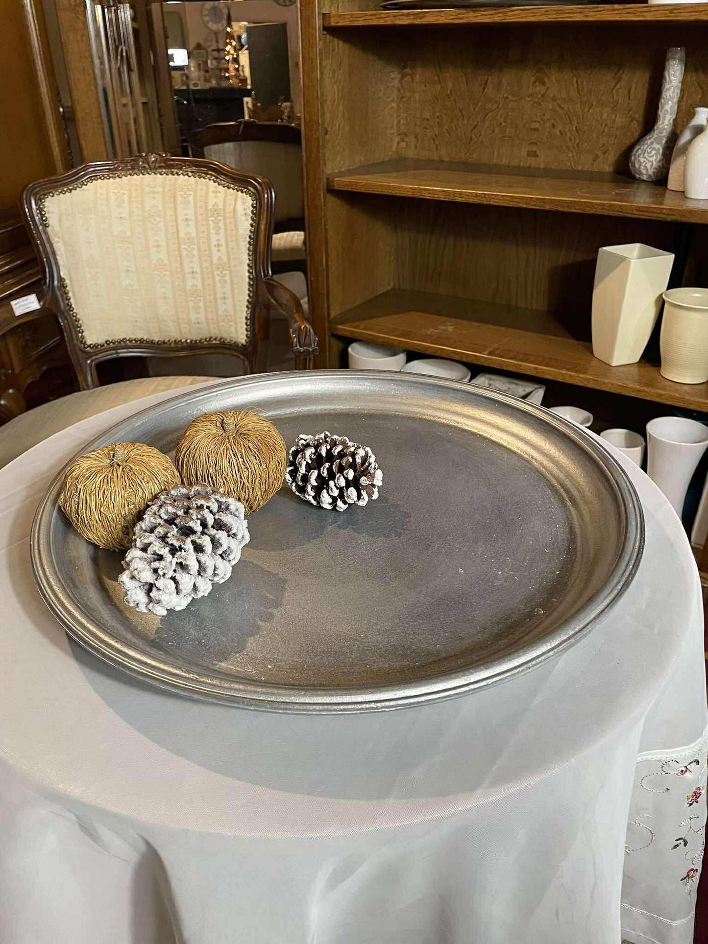 Podnos, drevo, 5x46 cm