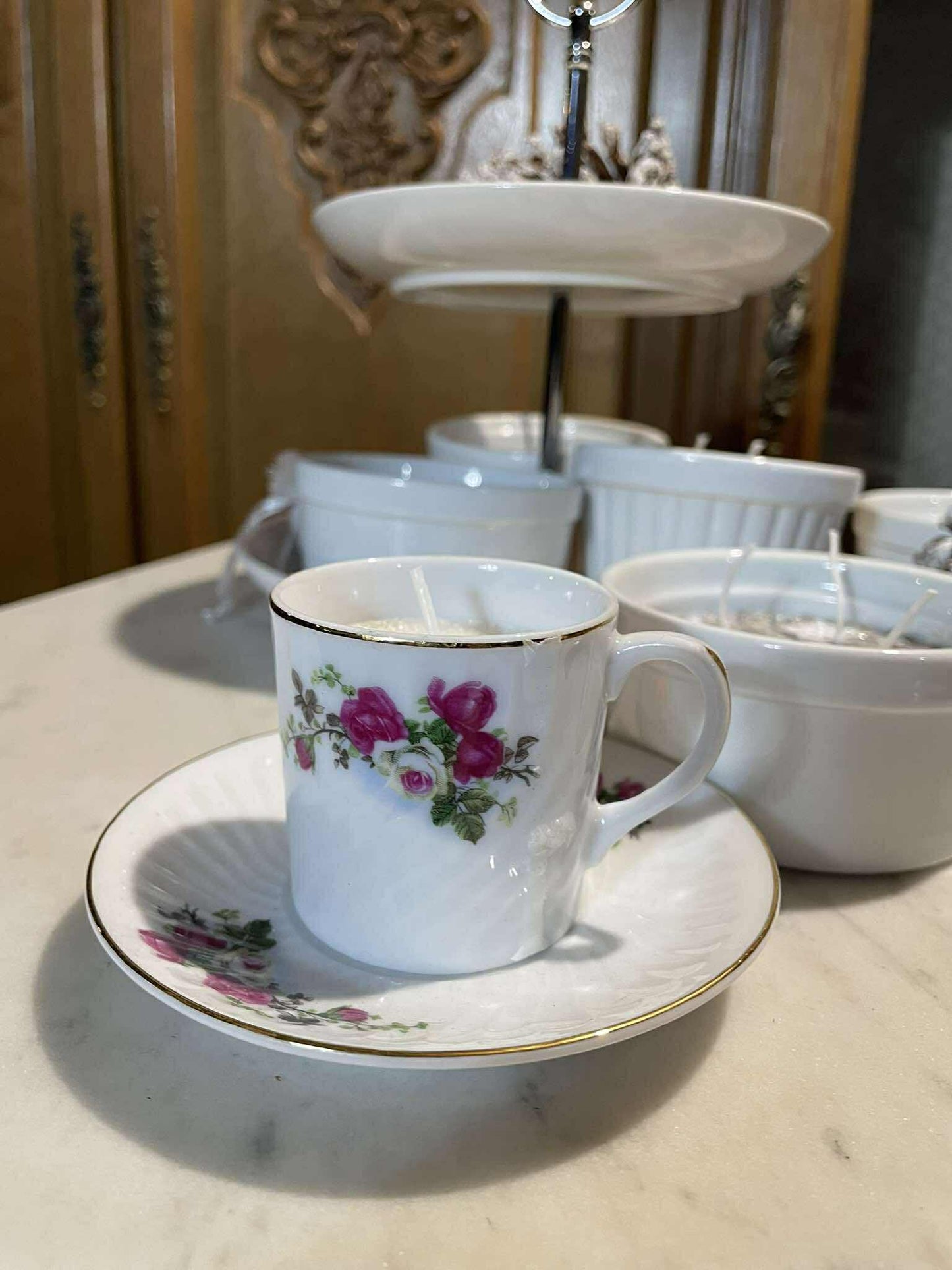 Sviečka v porceláne