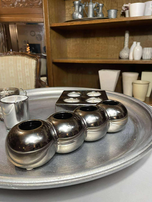 Váza, sklo, 7x25x7 cm