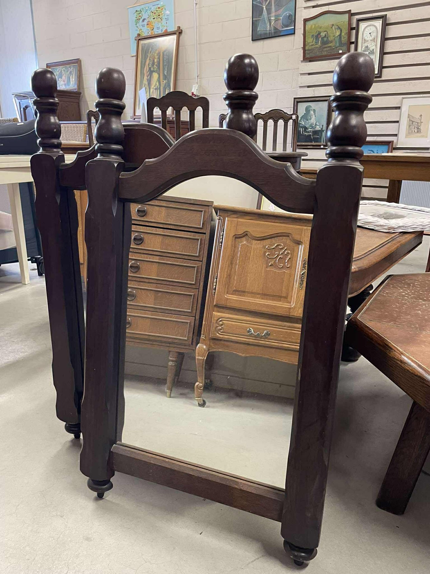 Zrkadlo masív, 2ks, v 95, s 56 cm