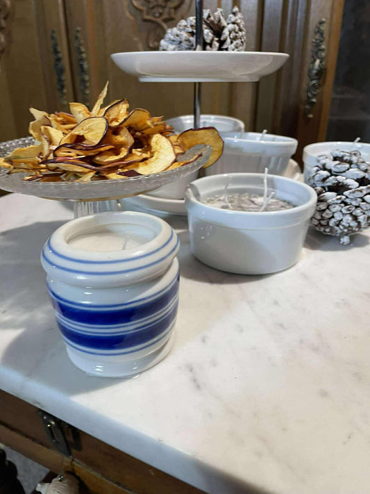 Sviečka, keramika, 6x5 cm