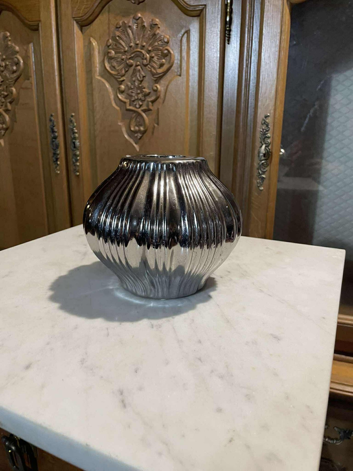 Svietnik, sklo, 13x15 cm