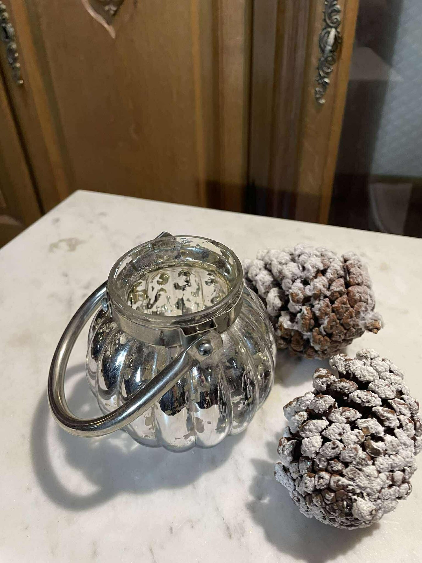 Svietnik, sklo, 10x6 cm