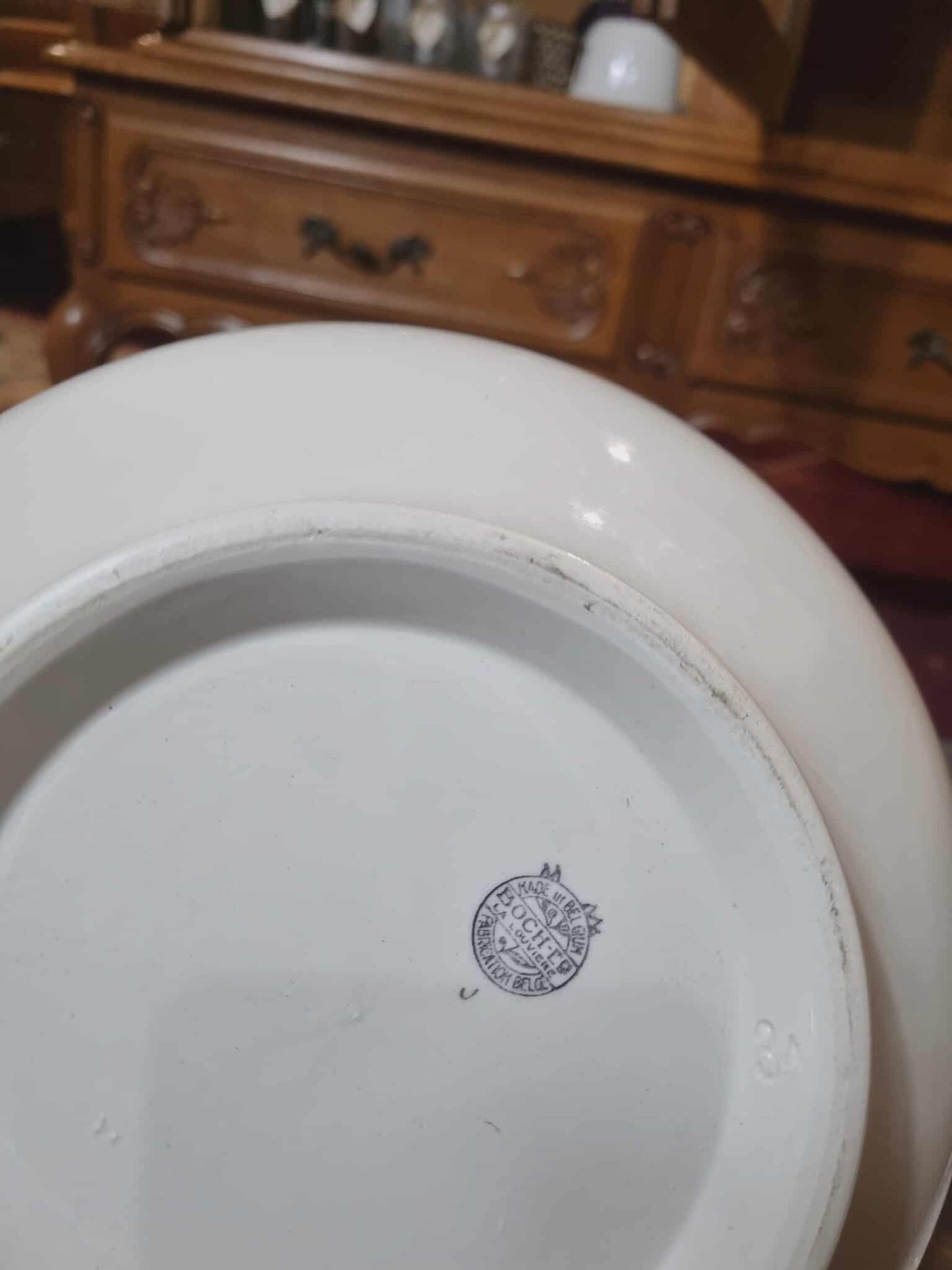 Polievkova misa porcelanova a znacka