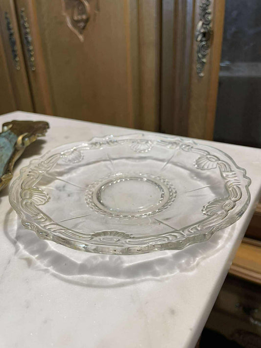 Vintage tanierik, sklo, 16 cm