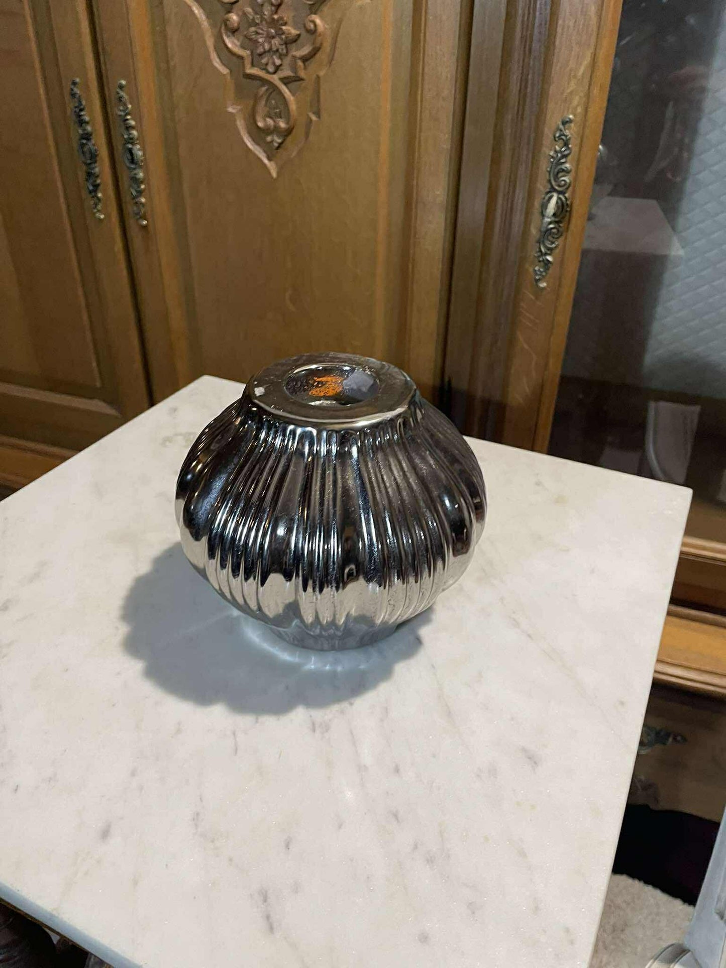 Svietnik, sklo, 13x15 cm