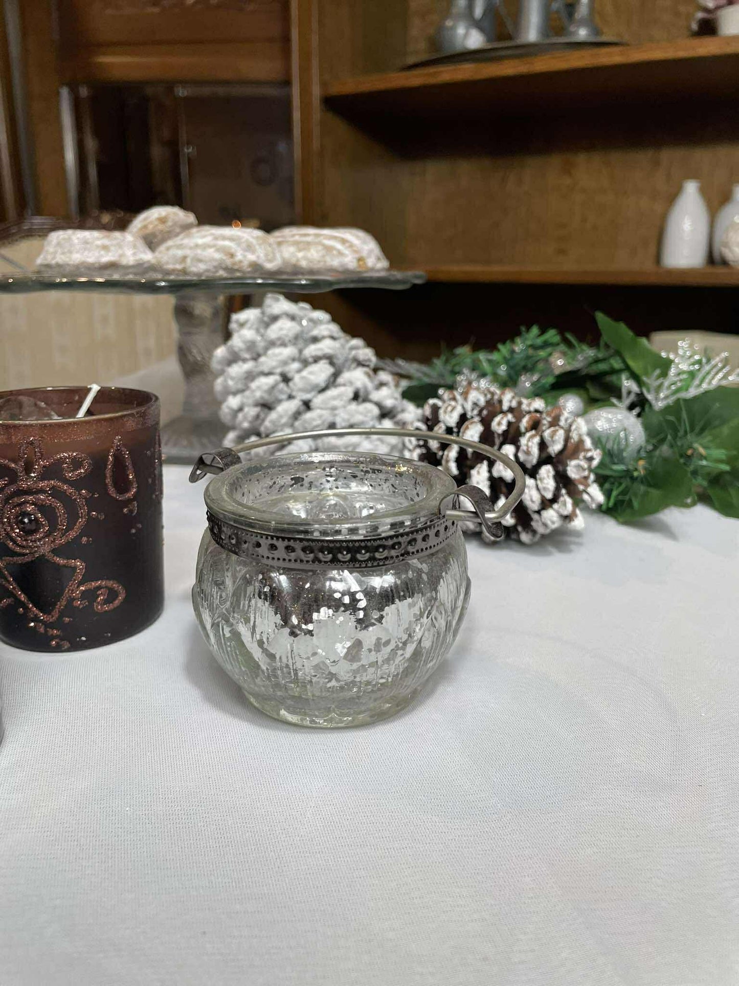 Svietnik, sklo, 6 cm