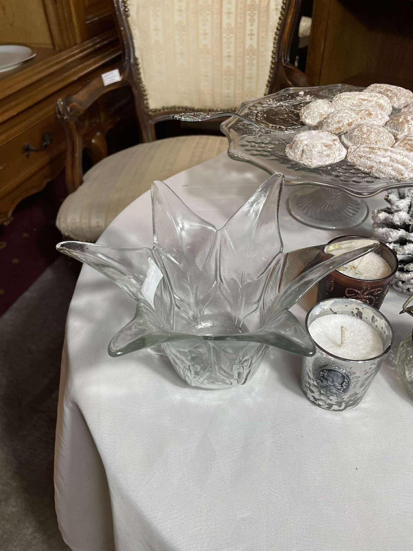 Svietnik, sklo, 11x21 cm