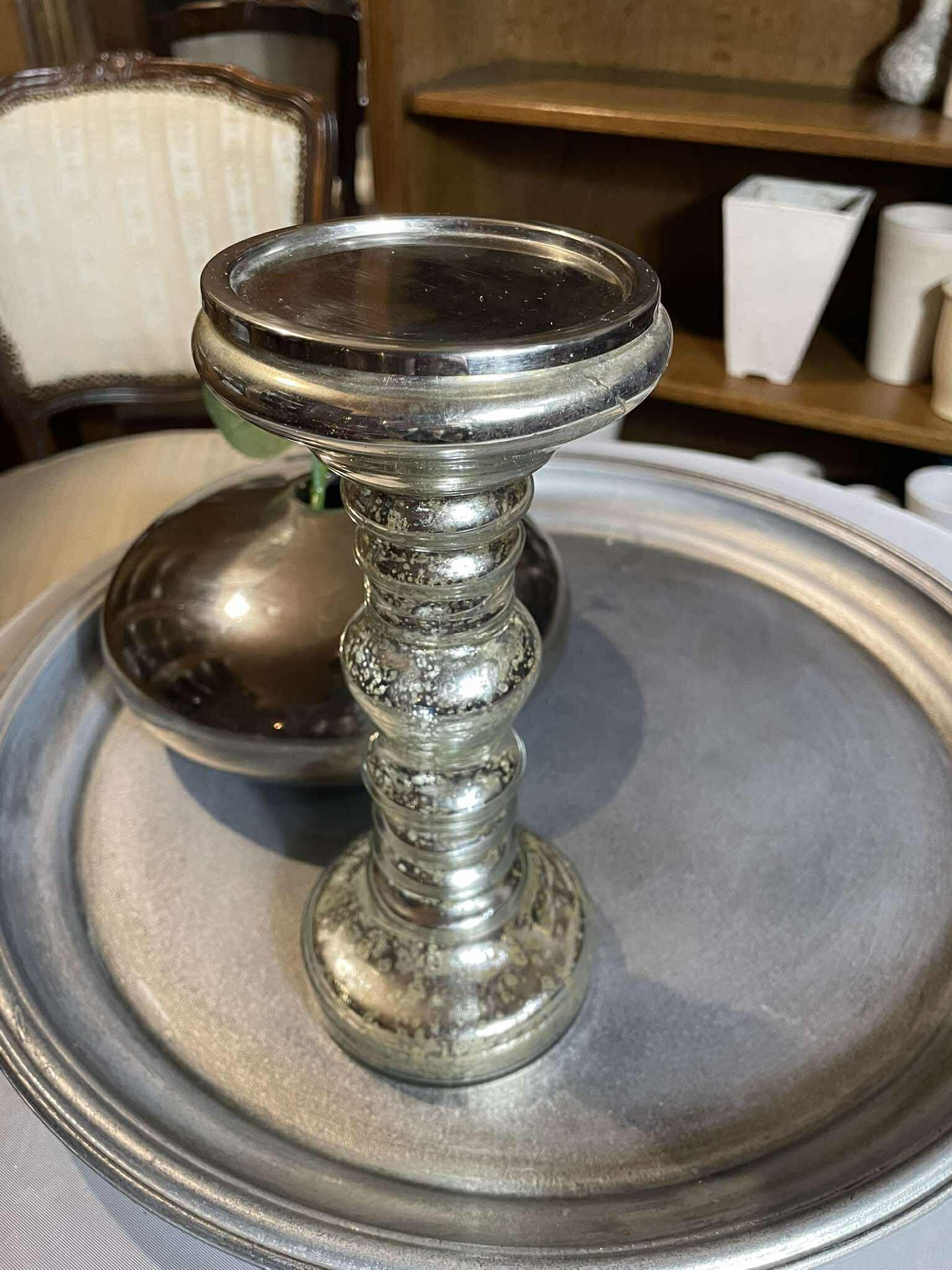 Svietnik, sklo, v 24 cm