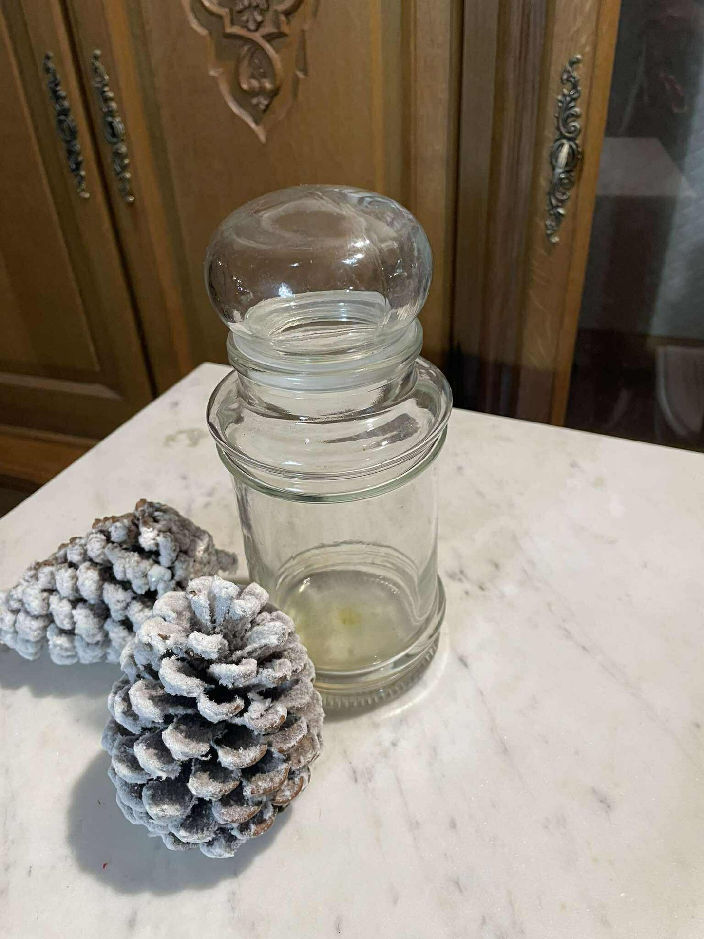 Nádoba sklo, 21x9 cm