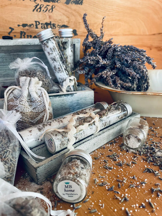 soľ do kúpeľa, Bio levanduľa, morská soľ, 100% levaduľa - esenciálny olej